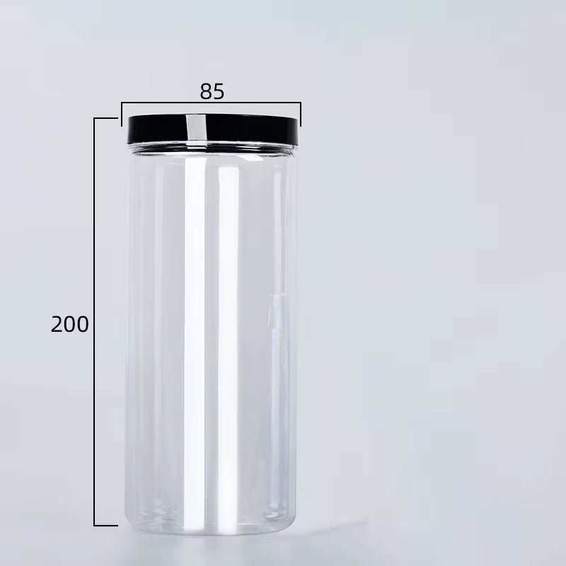 Clear Canister with Lid β BPA - Free Storage Container β Storage Canister by Kitchen Storage Pro
