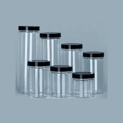 Clear Canister with Lid – BPA - Free Storage Container – Storage Canister by Kitchen Storage Pro
