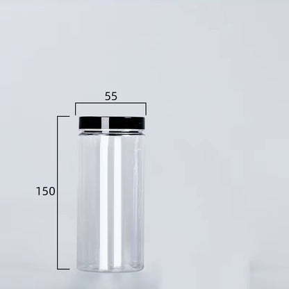 Clear Canister with Lid – BPA - Free Storage Container – Storage Canister by Kitchen Storage Pro
