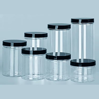 Clear Canister with Lid – BPA - Free Storage Container – Storage Canister by Kitchen Storage Pro
