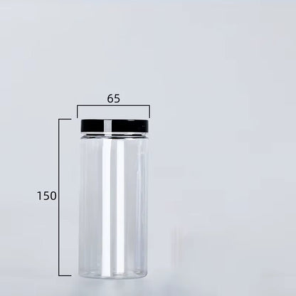 Clear Canister with Lid – BPA - Free Storage Container – Storage Canister by Kitchen Storage Pro
