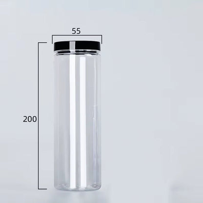 Clear Canister with Lid – BPA - Free Storage Container – Storage Canister by Kitchen Storage Pro