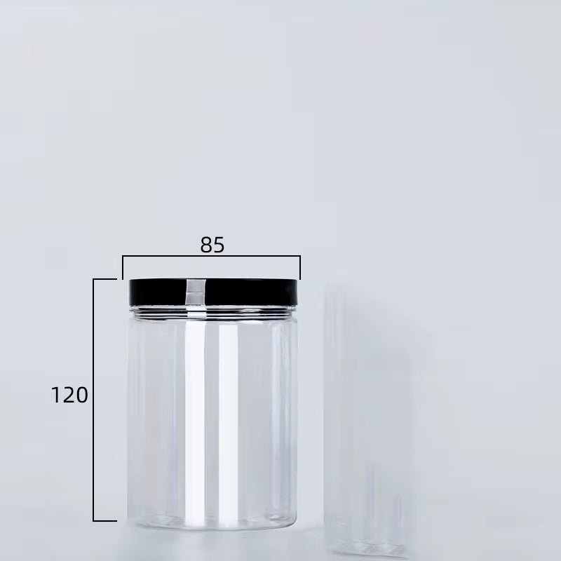 Clear Canister with Lid – BPA - Free Storage Container – Storage Canister by Kitchen Storage Pro